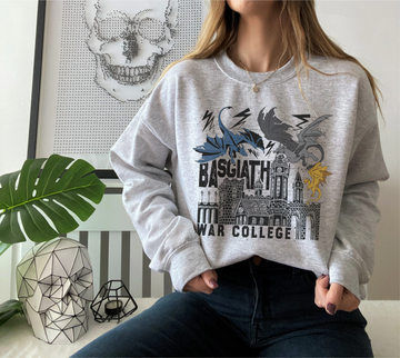 Basgiath War College Campus Sweatshirt | Fourth Wing