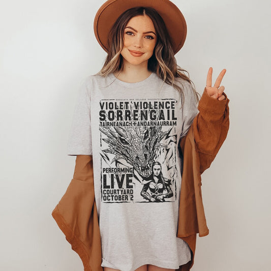 Violet 'Violence' Sorrengail T-Shirt | Fourth Wing