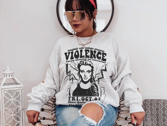 Violence Concert (BW) Sweatshirt | Fourth Wing