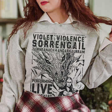 Violet 'Violence' Sorrengail Sweatshirt | Fourth Wing