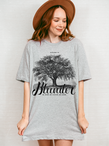 Welcome to Blunder T-Shirt | One Dark Window
