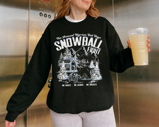 Illyrian Snowball Fight Sweatshirt | ACOTAR