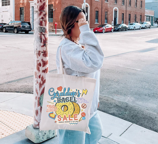 Geraldine's Bagel Sale Tote Bag | Zodiac Academy