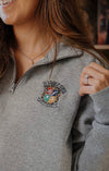 Basgiath War College Crest Quarter Zip | Fourth Wing