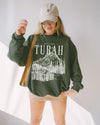 Turah Postcard Sweatshirt | Shield of Sparrows