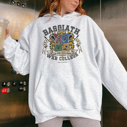 Basgiath War College Quadrants Crest Hoodie | Fourth Wing