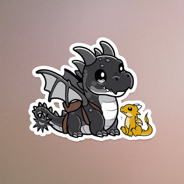 Chibi Tairn and Andarna | The Empyrean