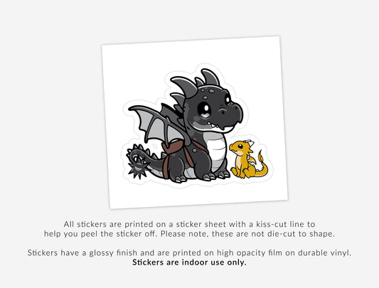 Chibi Tairn and Andarna | The Empyrean