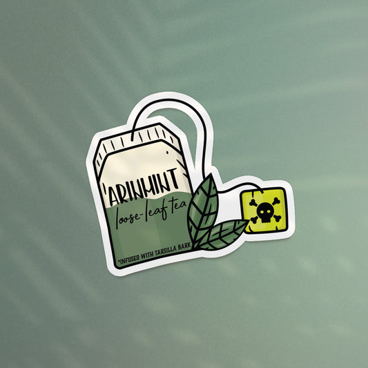 Arinmint Tea Bag Sticker | The Empyrean