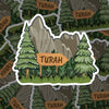 This Way to Turah Sticker | Shield of Sparrows