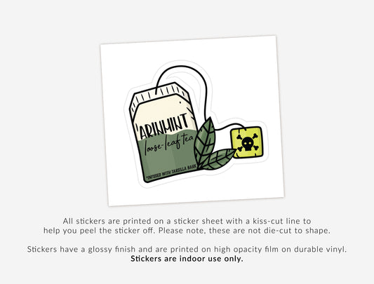 Arinmint Tea Bag Sticker | The Empyrean