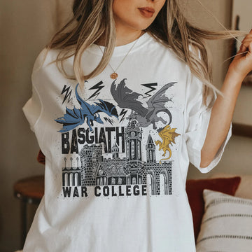 Basgiath War College Campus T-Shirt | Fourth Wing