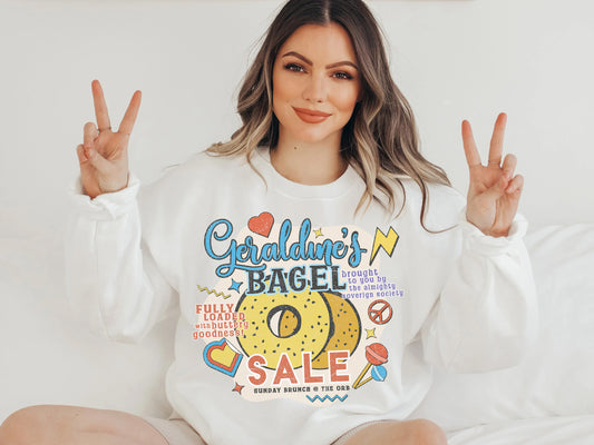 Geraldine's Bagel Sale Sweatshirt | Zodiac Academy
