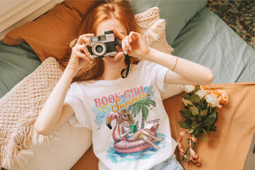 Pool Day T-Shirt | Book Girl Summer