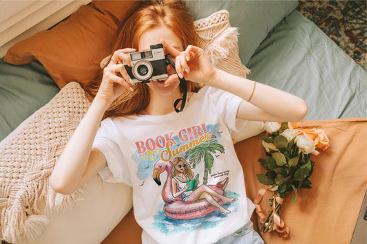 Pool Day T-Shirt | Book Girl Summer