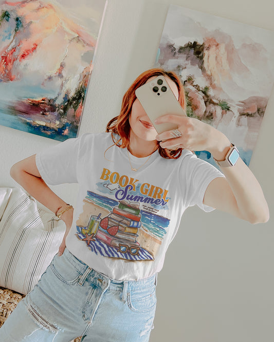 Beach Day T-Shirt | Book Girl Summer