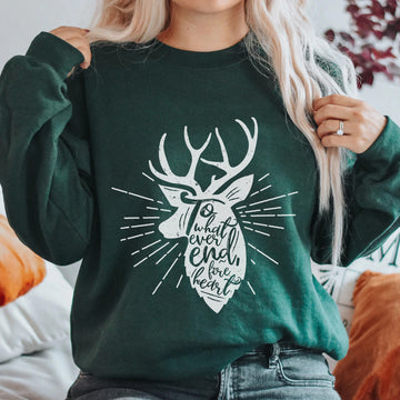 To Whatever End, Fireheart Sweatshirt | Throne of Glass