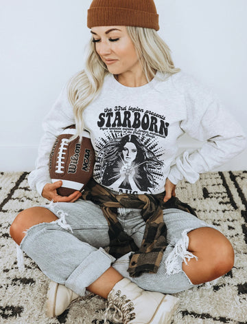 Starborn Vintage Concert Sweatshirt (B&W) | Crescent City