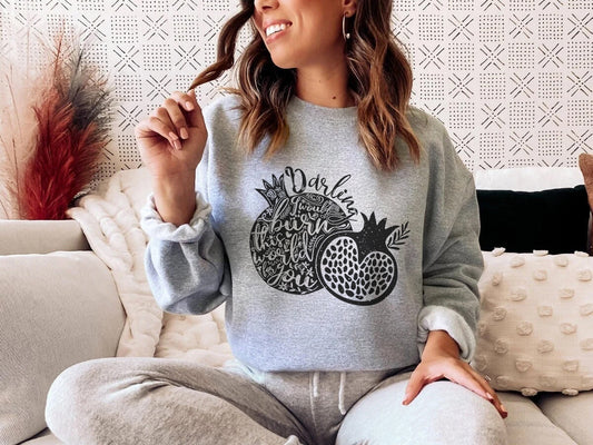 Darling I Would Burn This World For You Sweatshirt | Hades x Persephone