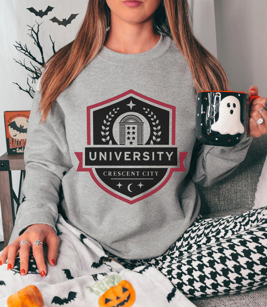 Crescent City University CCU Emblem Sweatshirt | Crescent City