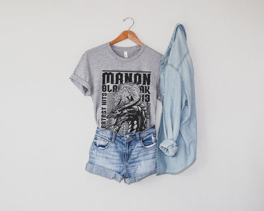 Manon Blackbeak Greatest Hits Vintage T-Shirt | Throne of Glass