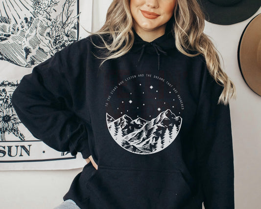 To the Stars Who Listen Hoodie | ACOTAR