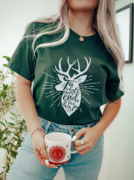 To Whatever End, Fireheart T-Shirt | Throne of Glass