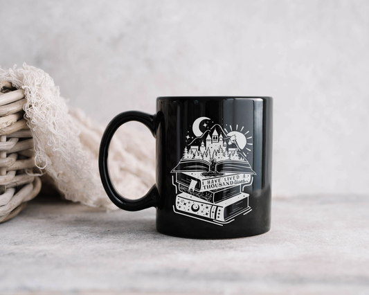 I Have Lived A Thousand Lives Mug | Bookish Quotes