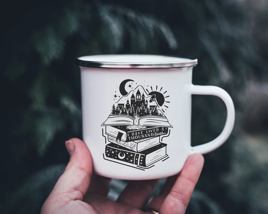 I Have Lived A Thousand Lives Mug | Bookish Quotes