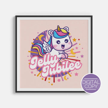 Jelly Jubilee Digital Print | Crescent City