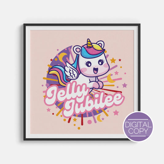 Jelly Jubilee Digital Print | Crescent City