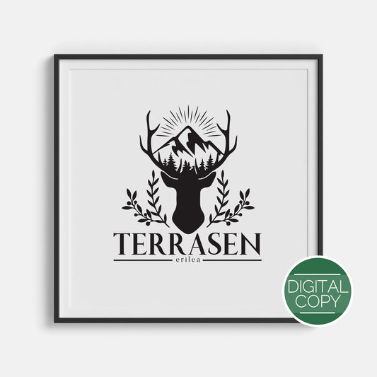 Terrasen Erilea Digital Print | Throne of Glass