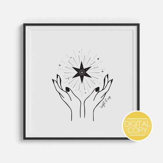 Light It Up Digital Print | Crescent City
