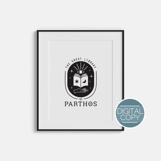 The Great Library of Parthos Digital Print | Crescent City