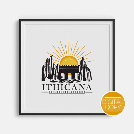 Ithicana Digital Print | The Bridge Kingdom
