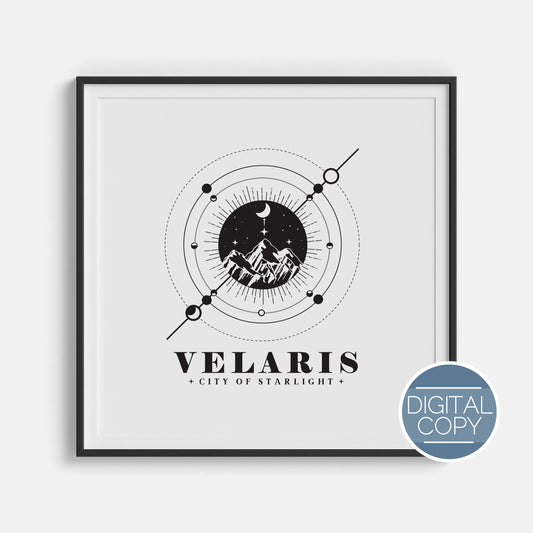 Velaris City of Starlight Digital Print | ACOTAR