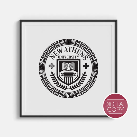 New Athens University Digital Print | Hades x Persephone